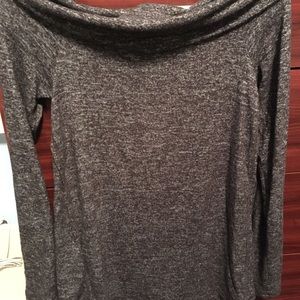 Abercrombie Cozy Off-the-shoulder Shirt
